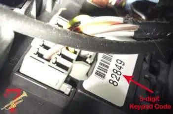 ford factory code for keyless entry smart junction box|ford edge keypad factory code.